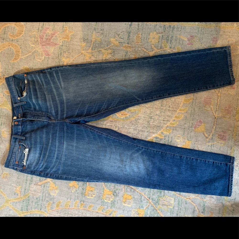 Madewell High rise slim boy Jean 33
